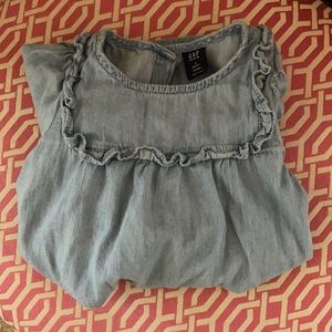 Baby Gap blue Jean dress